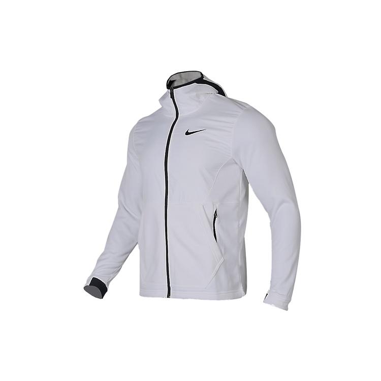 Nike Therma Casual Sports Zipper Hooded Jacket White Men s 926466-100 M
