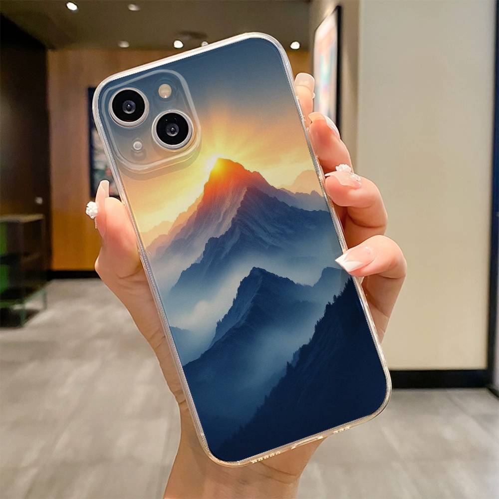 Heiliger Mount Everest Handyhülle Für iPhone 17 16e 16 15 14 13 12 11mini Pro Max X XR XSMAX 8 7 Air Plus Weiche Hülle