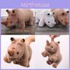 Plüsch Nashorn Spielzeug Weiche Tierpuppe Zum Schlafen und Komfort Geschenk für Mädchen