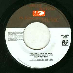 

7inch Record ELEPHANT MAN - Signal The Plane VPS8854 VP Records 2003 US Reggae, Ska & Dub Used