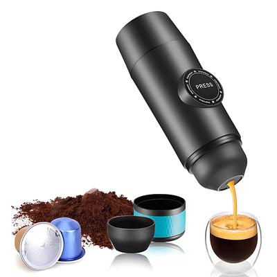 Tragbare Elektrische Espresso Kaffee Maschine Cordless Heizung Doppel Servieren Mini Kaffee Maker