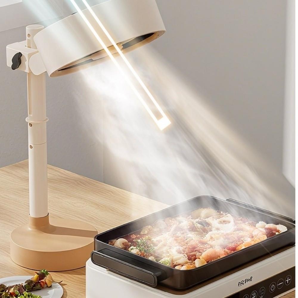 Adjustable Angles Desktop Range Hood Space-Saving Cooking Fume Extractor  Household Use