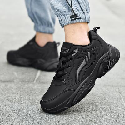 Rutschfeste leichte Reiseschuhe Herbst und Winter Lederoberfläche wasserdicht lässig Rindersehnensohle verschleißfeste Sportschuhe