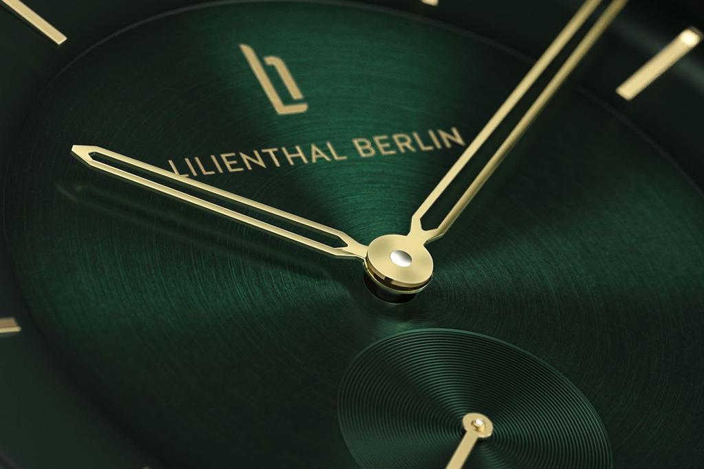 Lilianthal Berlin Brown Watch with Small Made In Men's Seconds, Germany, L01-219-CB046BS