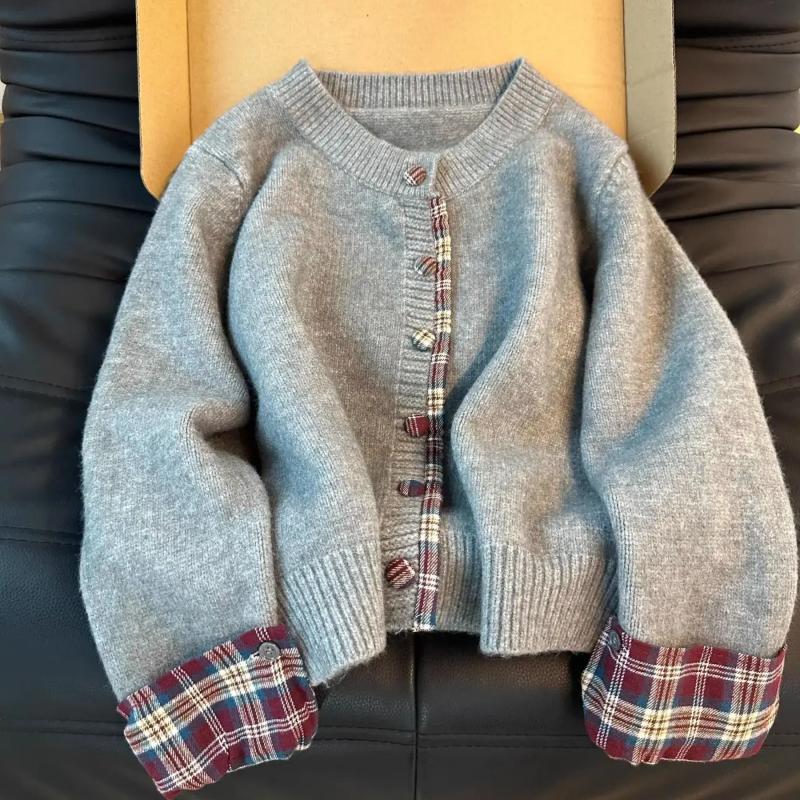 Pulovere Palton Cardigan pentru Femei Toamnă Iarnă Mărime Mare Vintage Larg Mânecă Lungă Pulovere Tricotate Palton