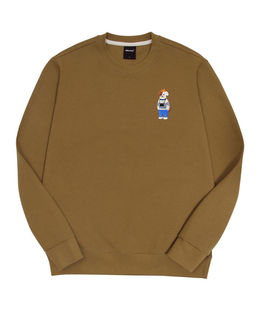 OKSTAR Mini-Me Photographer Brodog Embroidered Double-Sided Sweatshirt (Type B)