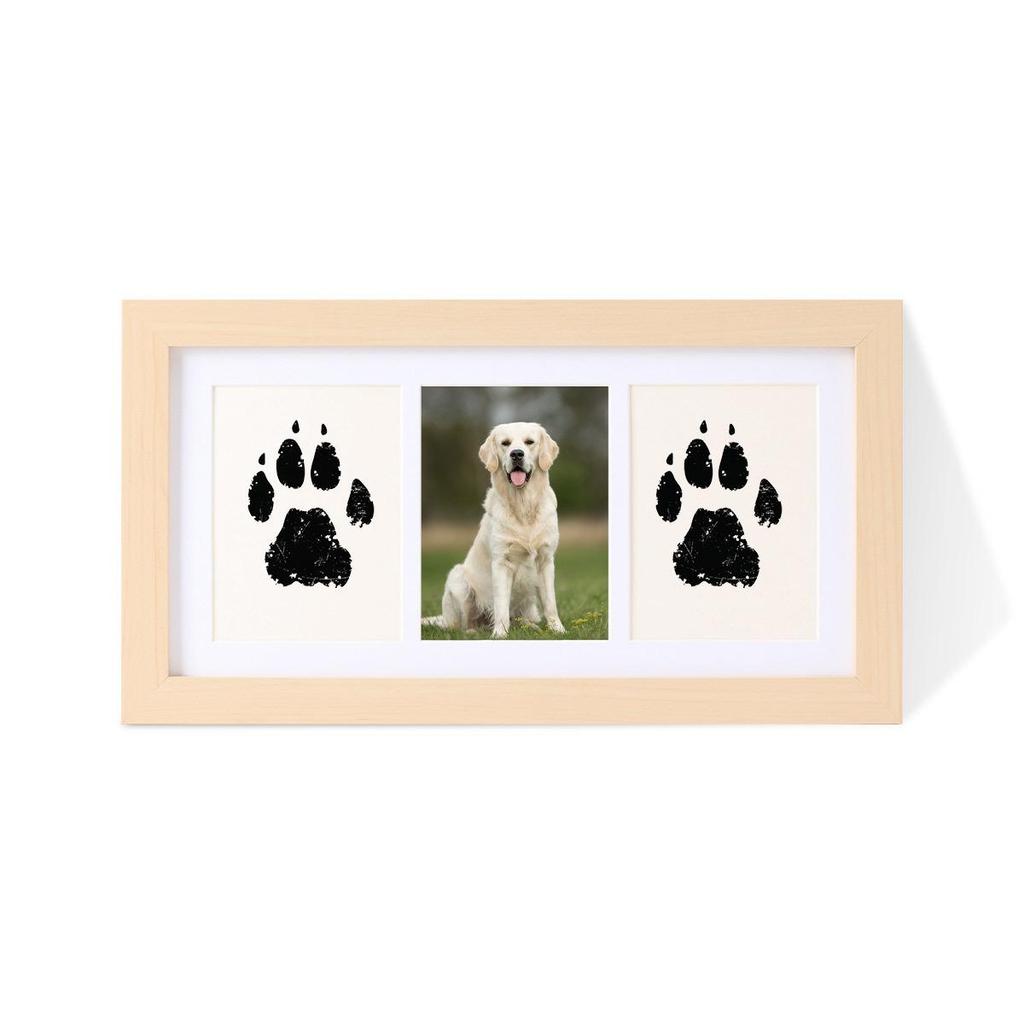 Kreativer DIY Tinten Hand- & Fußabdruck Fotorahmen für Babys & Haustiere