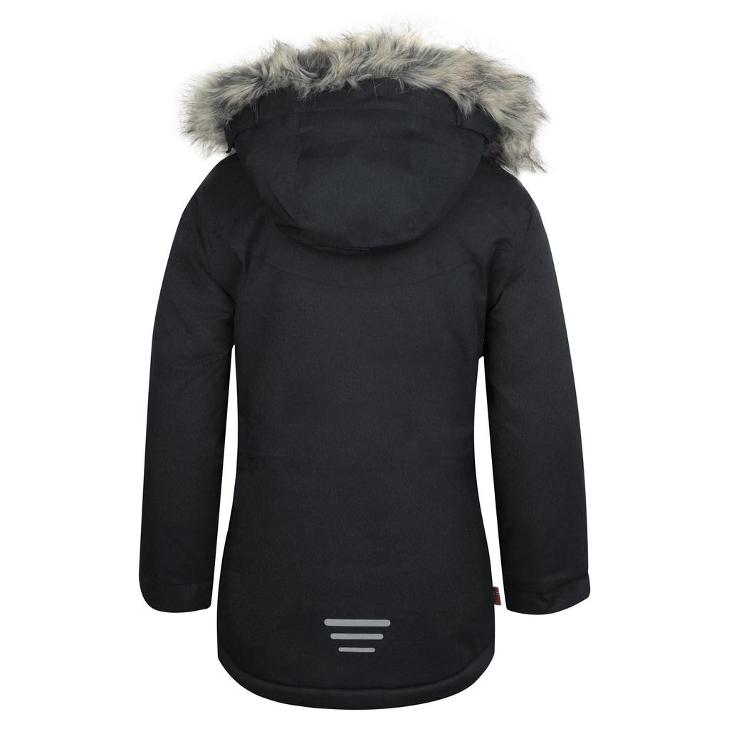 Warm Waterproof Girls' Jacket Trollkids Girls Oslo Coat XT Winter Navy Blue (180-609)
