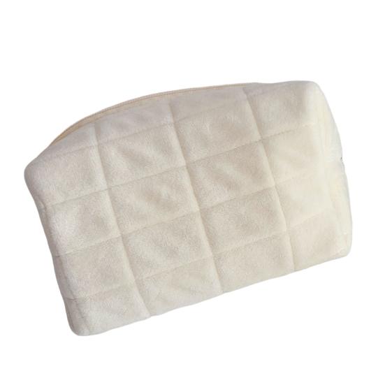 Bolsa de maquillaje, tienda esponjosa, cosméticos, Color sólido, bolso de almacenamiento de viaje duradero, regalo para mujer para el hogar