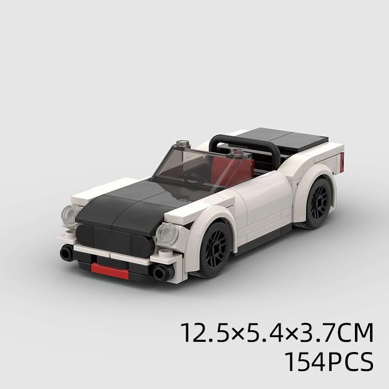 Kinderspielzeug Auto Modell Sportwagen Kompatibel Mit Rennen Kleine Teile DIY Bausteine Puzzle Technologie