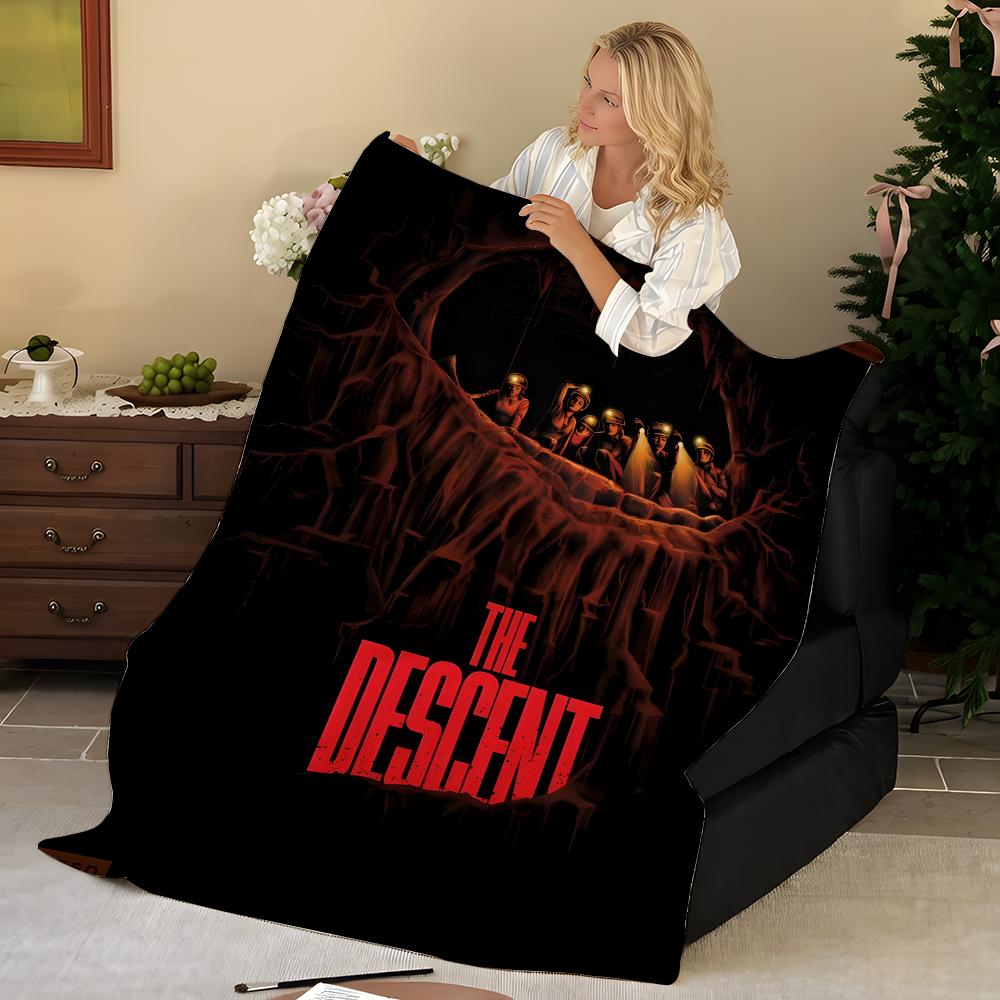 Movie T-The D-Descent Throw Flannel Blanket, Soft Warm, Durable & Washable cute Cool
