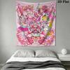 Pretty Cure Wall Tapestry Aesthetic Wall Hanging Printed Fabric Blanket Decorative Tapestries for Bedroom Living Room Home Decor