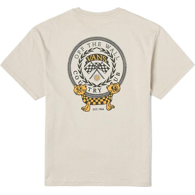 

New Vans T Shirts Unisex Oat VN000NJG2N1 L