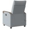 Massage Chair Light Grey Fabric
