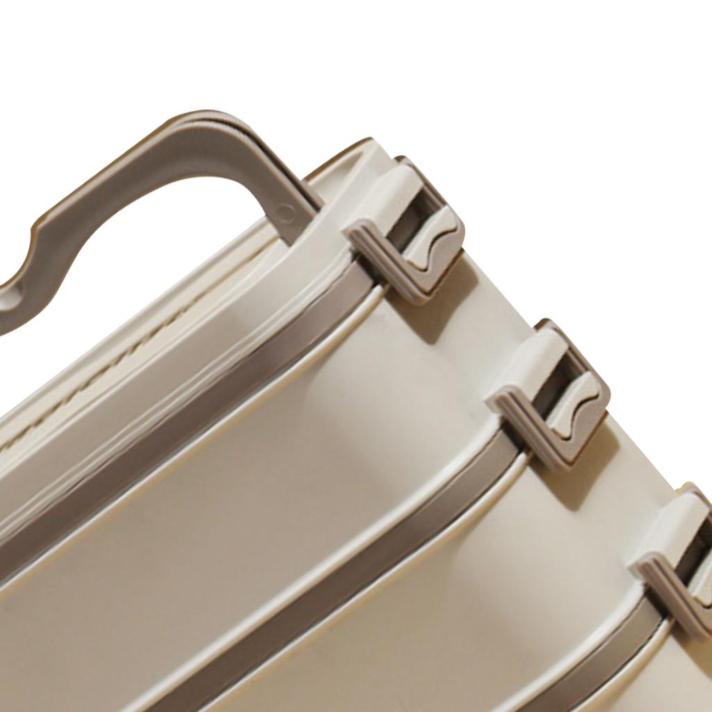 3 Layer Lunch Box 304 Stainless Steel Stackable Portable Large Capacity   Box for Kids Adults Students