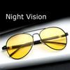 Fashion Retro Night Vision Sunglasses Multifunctional Uv400 Sports Sun Glasses Photochromic Car Driving Shades For Men