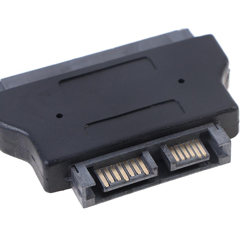 Sata 22Pin To 13Pin Slimline Sata Adapter 7+15 Serial Female To 7+6 Male