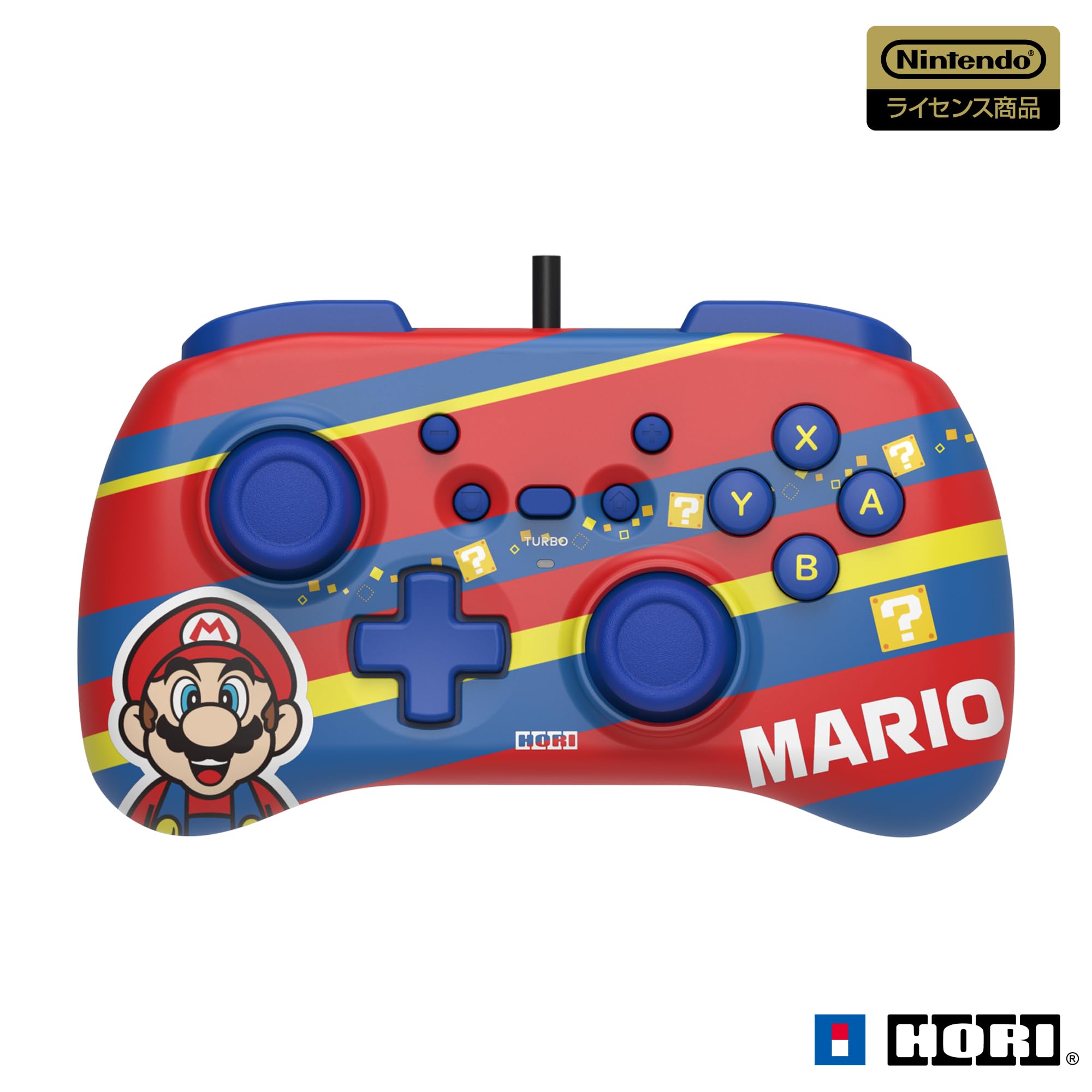 

licensed Super Mario Horipad Mini for Nintendo PC Mario with hold [Nintendo product] Switch™ / [Equipped rapid-fire function]