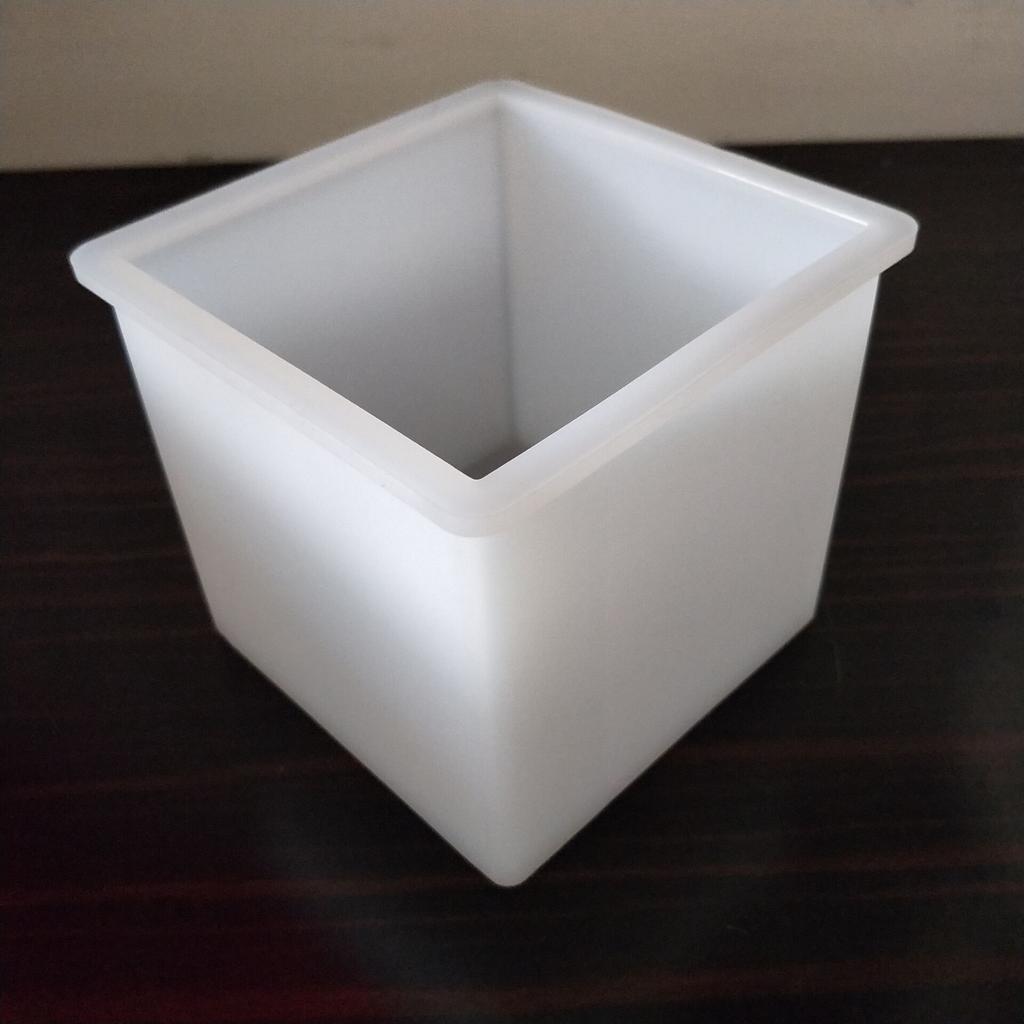 10cm/4" Large Cube Resin Mould Square Silicone Mold Epoxy Resin Casting Mould For DIY Paperweight Specimen Making Tool Supplies