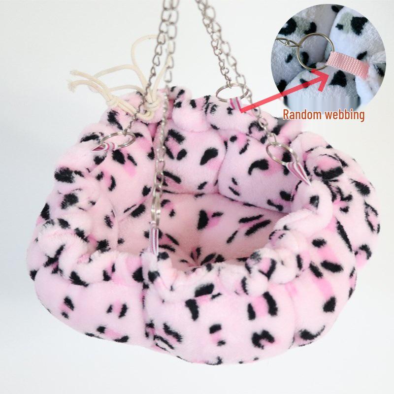 Pet Hammock Nest for Hamsters, Squirrels, Mice, and Sugar Gliders - Flower Branch Design