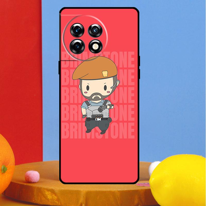 

Cute Cartoon Chibi Valorant Cover For OnePlus Nord CE 4 2 3 Lite N30 N10 N20 OnePlus 13R 13 12 12R 11 10 Pro 10T 8T Case OnePlus Nord CE 3