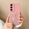 Case For Samsung S24 Plus Ultra Dinosaur Soft Liquid Silicone Lens Protection Anti Choc Cover For Galaxy S 24 S24+ S24Ultra Capa