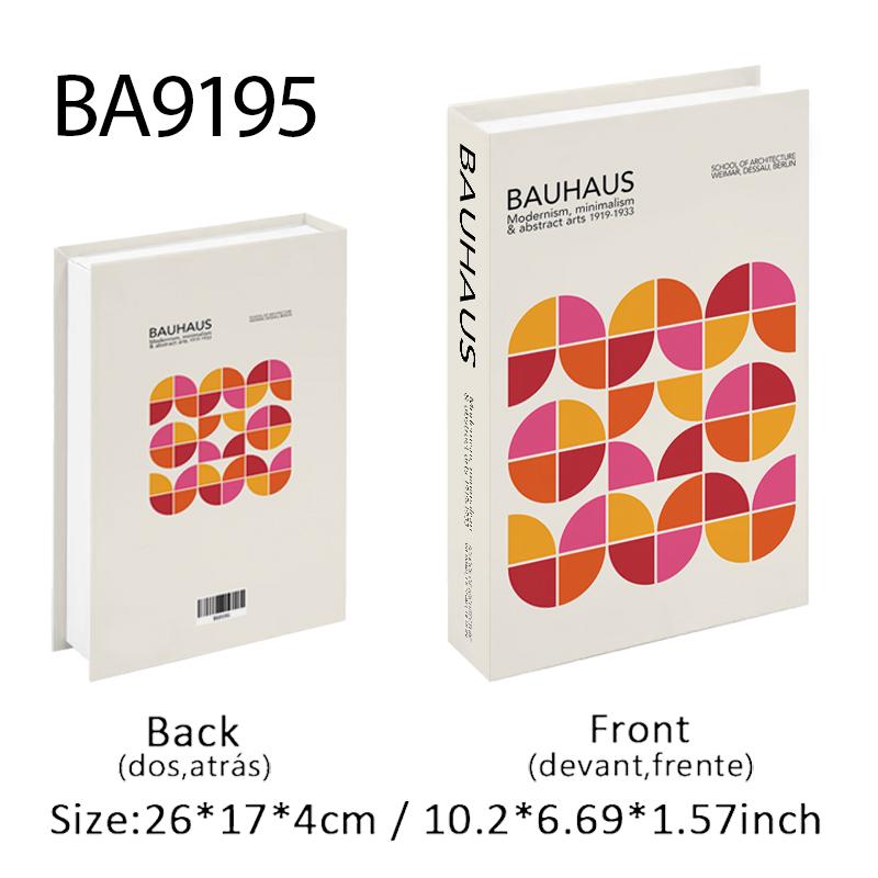 Bauhaus Decorative Books Open Luxury Fake Book Storage Box Home Decor Matisse Boho Monet Coffee Table Shelf Interior Decoration