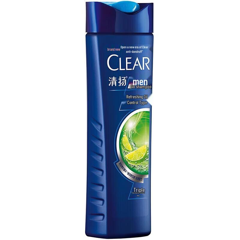 Clear Men's Anti-Dandruff Fresh Oil Control Shampoo 4-Pack