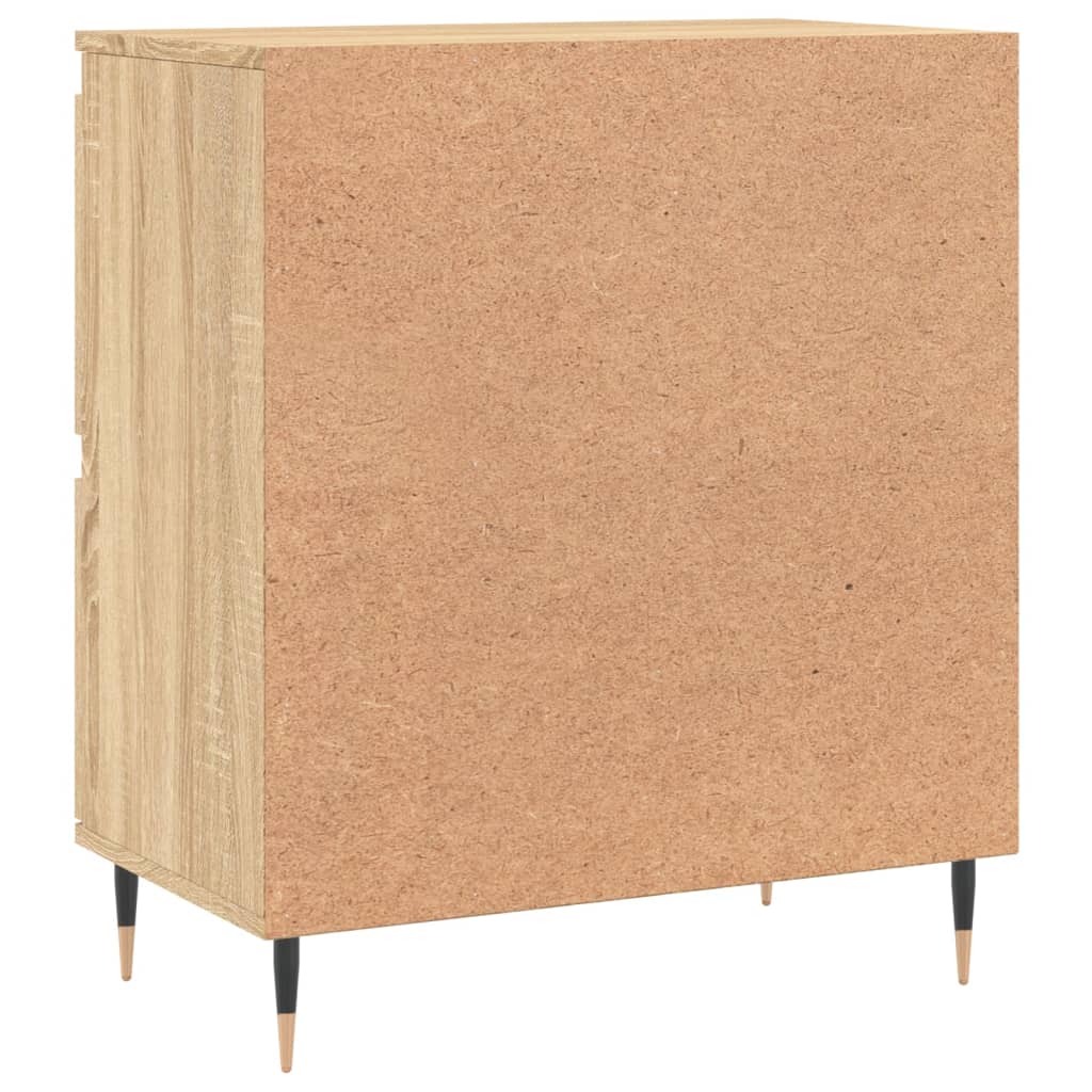 Vidaxl Chest of Drawers, Sonoma Oak, 60X35X70 Cm, Wood-Based Material