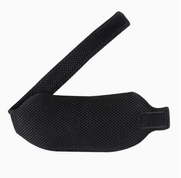 Ortéza proti chrápání pro podporu čelisti a krku při dýchání ústy a mluvení ze spánku