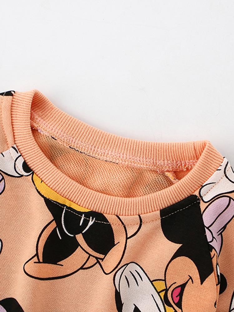 European Style Long Sleeve Princess Dress for Girls - Round Neck Autumn Hoodie