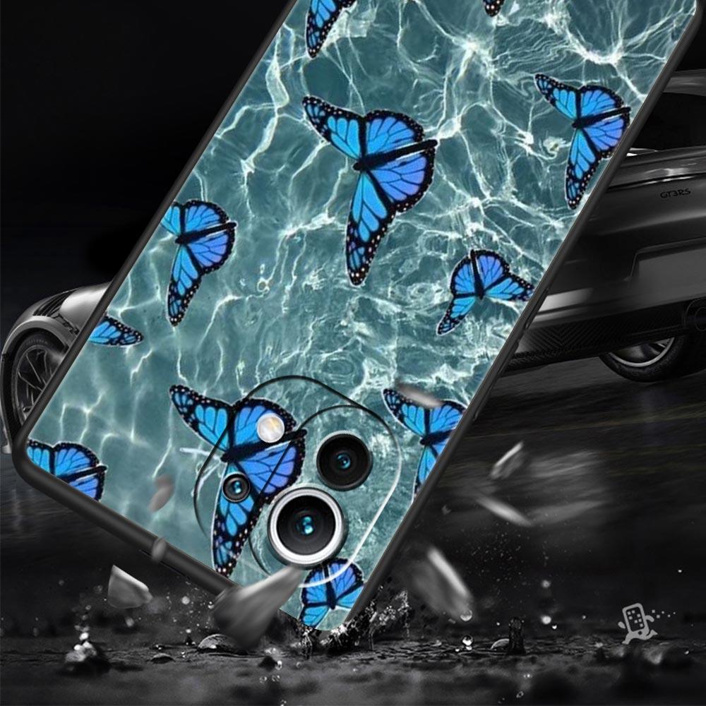 Etui na telefon dla Xiaomi Poco X4 X3 NFC F3 F4 M3 M4 Mi Note 12T 10 11 Ultra 11T 13 Pro 10T 12 Lite 9T 5G Miękkie etui motyl