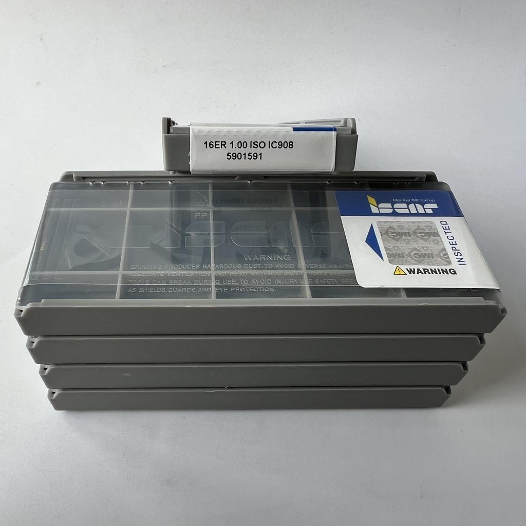 ISCAR / 16ER1.00ISO IC908  / Industrial Indexable Carbide Inserts 10 Pcs