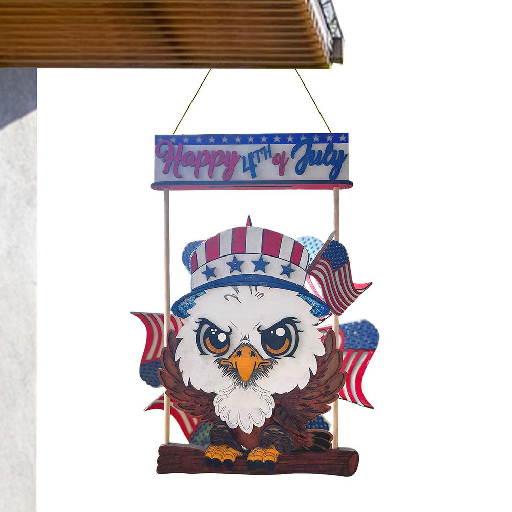 

Garden Wind Spinners Wooden Owl Garden Decor Hangings Wind Spinner Creative Animal Kinetic Sculpture Wind Catcher For Garden