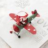 Retro Iron Christmas Pendant Antique Style Santa Claus Sleigh Christmas Tree Hanging Decoration Ornaments Snowman Decorative