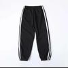 Summer Anti-Mosquito Pants for Boys and Girls with Elastic Waistband and Sporty Side Stripes