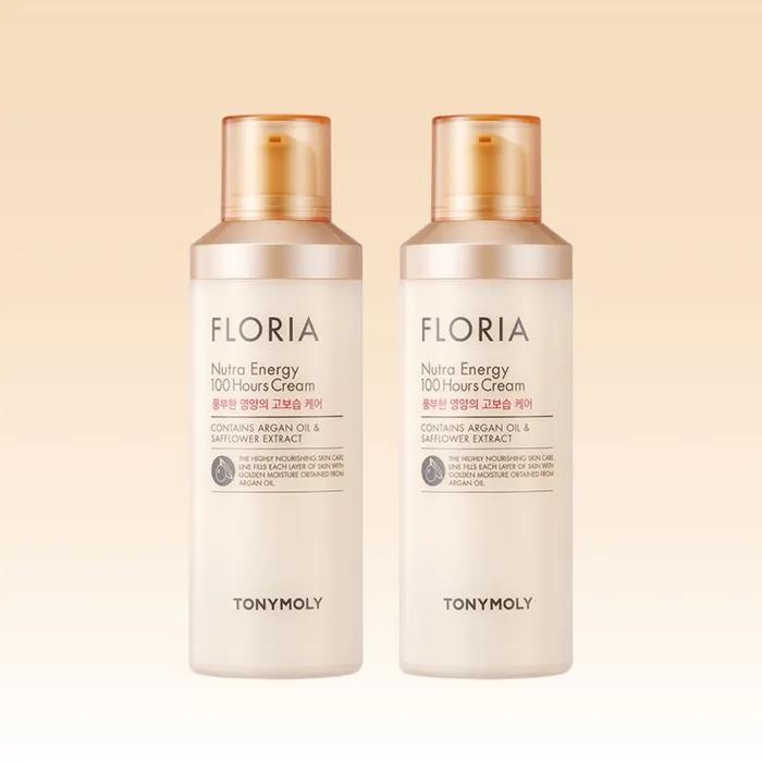 (1+1) (Large Size) Floria Nutra Energy 100 Hour Cream 100ml