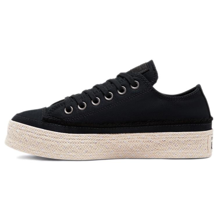 (WMNS) Converse Chuck Taylor All Star Espadrille Low  Trail to Cove - Black  Women s 567685C EU 35