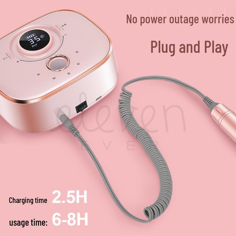 Electric Nail Grinder & Remover Set: Portable Tool for Nail & Dead Skin Removal