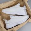 Men Extra Big Size Flyknit Hollow Mesh Casual Sport Shoes Breathable Lightweight Walking Sneakers 39 To 50
