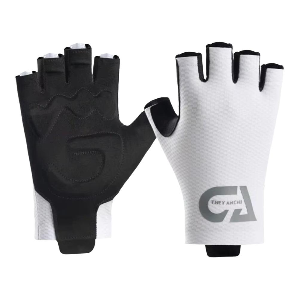 Short Bike Gloves Half Finger Sport Gloves Outdoors Fishing Gloves  Men Women