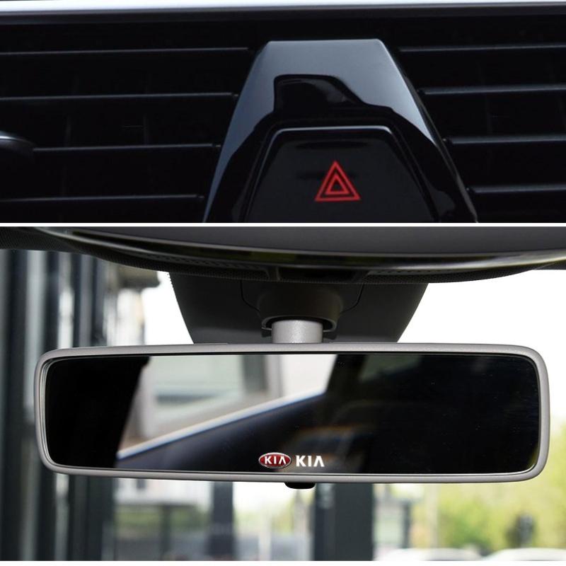 2/5/10Pcs Car Interior Random Stickers Car Steering Wheel Emblem Styling For KIA Ceed Sportage Rio K5 k6 K7 K8 Optima Cerato Proceed Venga