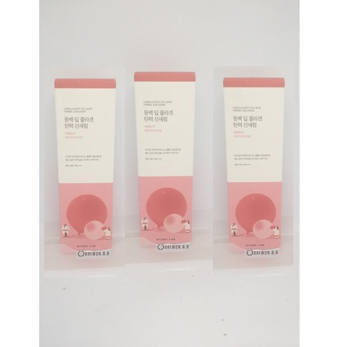 ROUNDLAB Camellia Deep Collagen Firming Sun Serum 50ml x 3, Adhesive Protection, Volume Firming, K-Beauty, Korean Skincare (44012313)