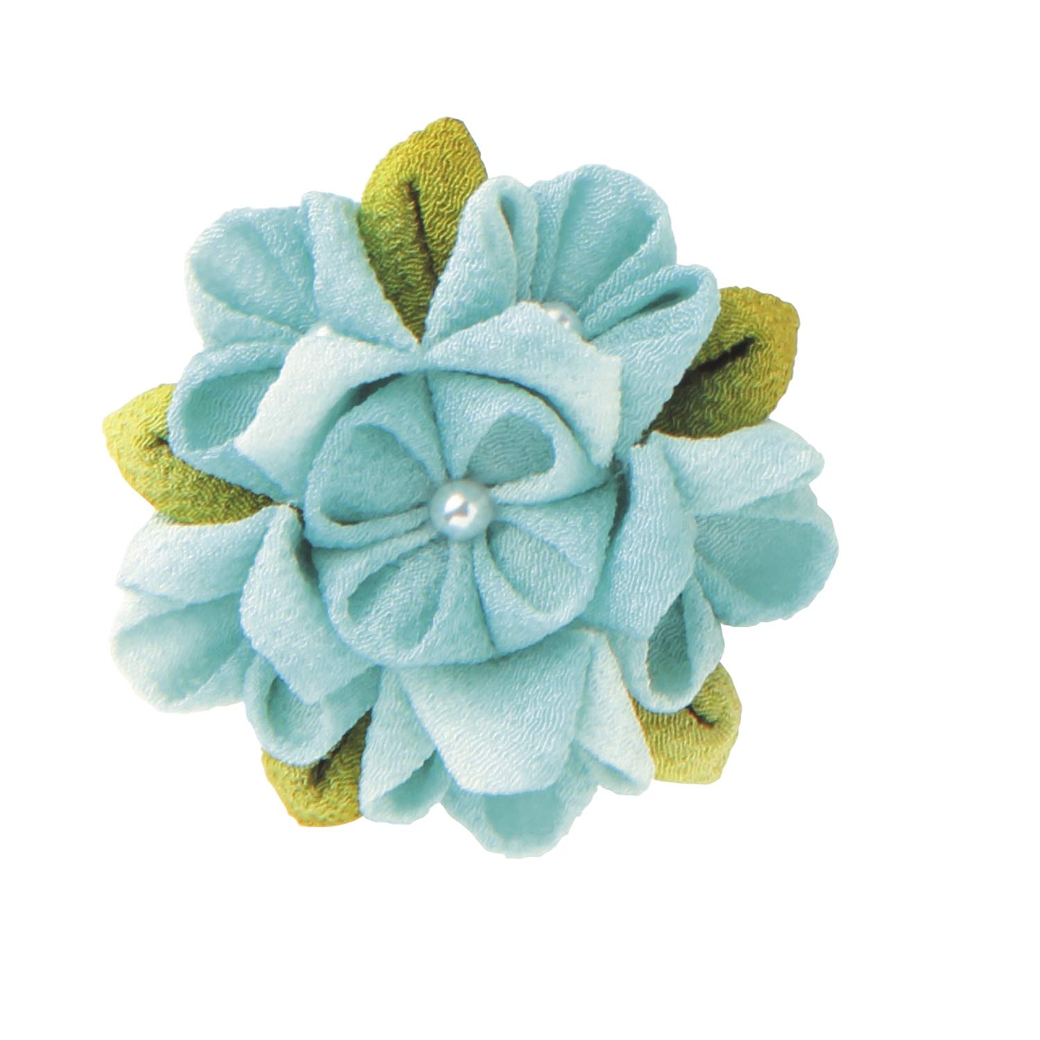

Набор для канзаши цумами дзаику Olympus Thread First, Брошь Гортензия , В5,5 x Ш5,5 x Г2,5см, Светло-голубой, OLY-TZ11B светло-синий