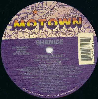 12inch Record SHANICE  Somewhere 3746348531 Motown 1994 US Rap  HipHopRB Used