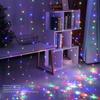 Waterproof Window Curtain String Lights Multicolor Holiday String Lights  Party Decoration