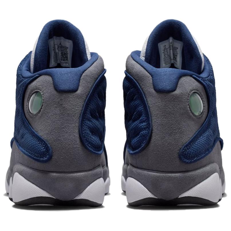 Air Jordan 13 Retro Flint 2026 Scarpe da Ginnastica da Uomo Blu Navy Blu Universitario-Grigio Flint-Bianco IW3808-400