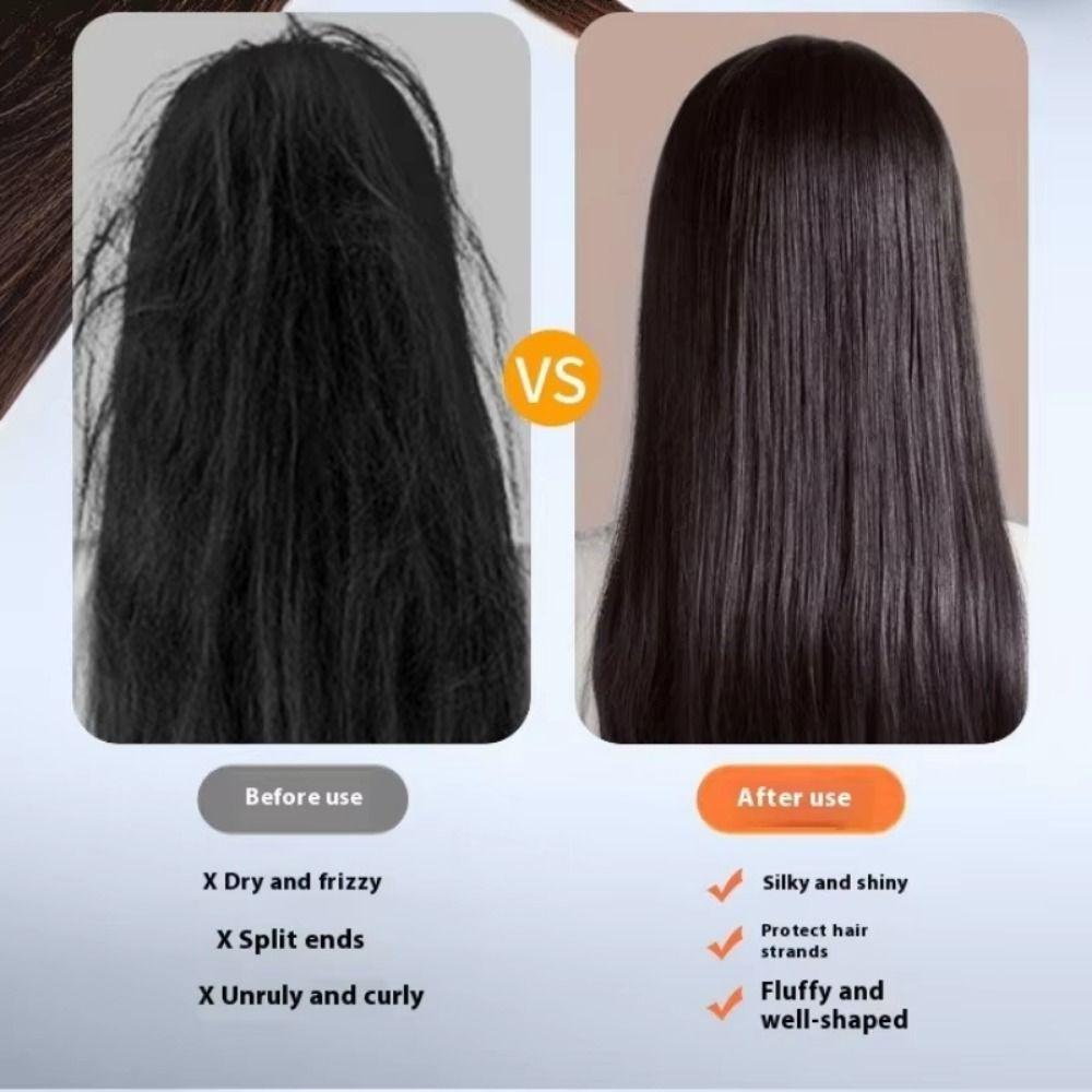 Cordless Negative Ion Straighten Brush 2 in 1 Hair Flat Iron Business Trip