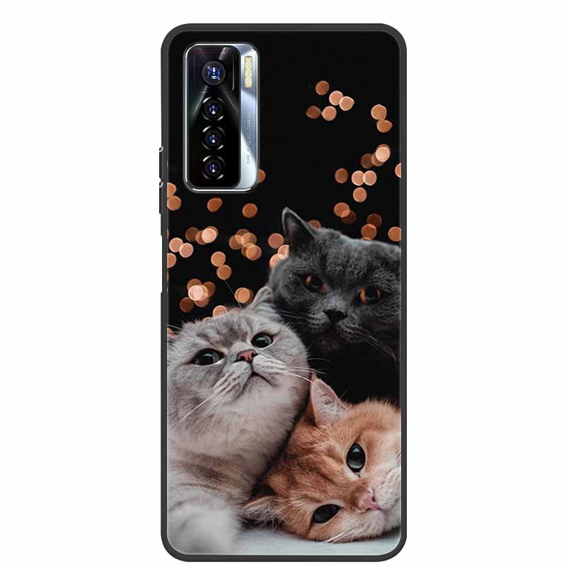 For Tecno Camon 17 Pro Case Soft Silicone Fundas Back Cover For Tecno Camon 17P 2021 Phone Case Camon17 Pro 6.8 inch TPU Cover