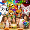 Hot Game Incredibox Sprunkied Kid Birthday Party Decors Rhythm Box Background Cloth Banner Baby Party Photo Shooting Props Gifts